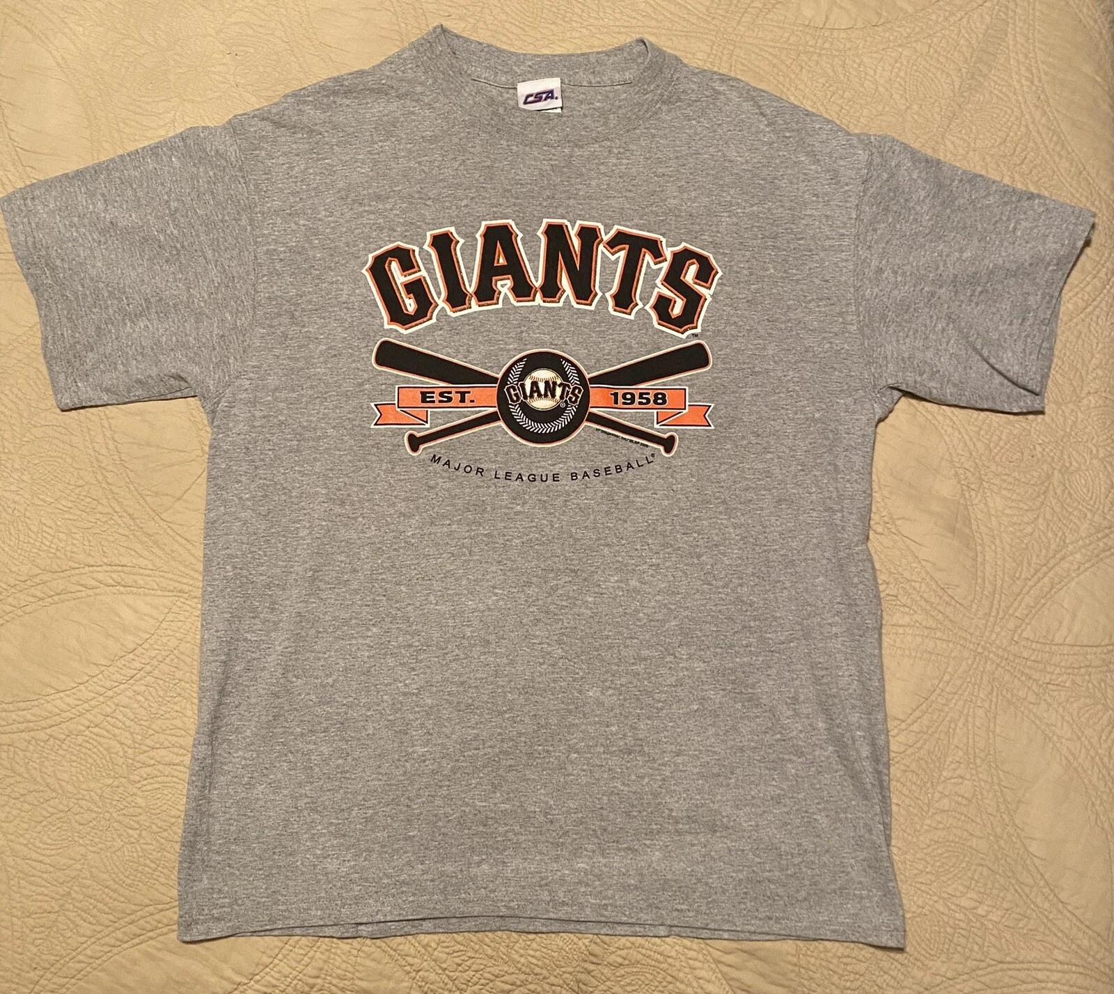San Francisco Giants - Mens Sz-L/ CSA 4XL
San Francisco Giants - Mens Sz-L/ CSA 4XL