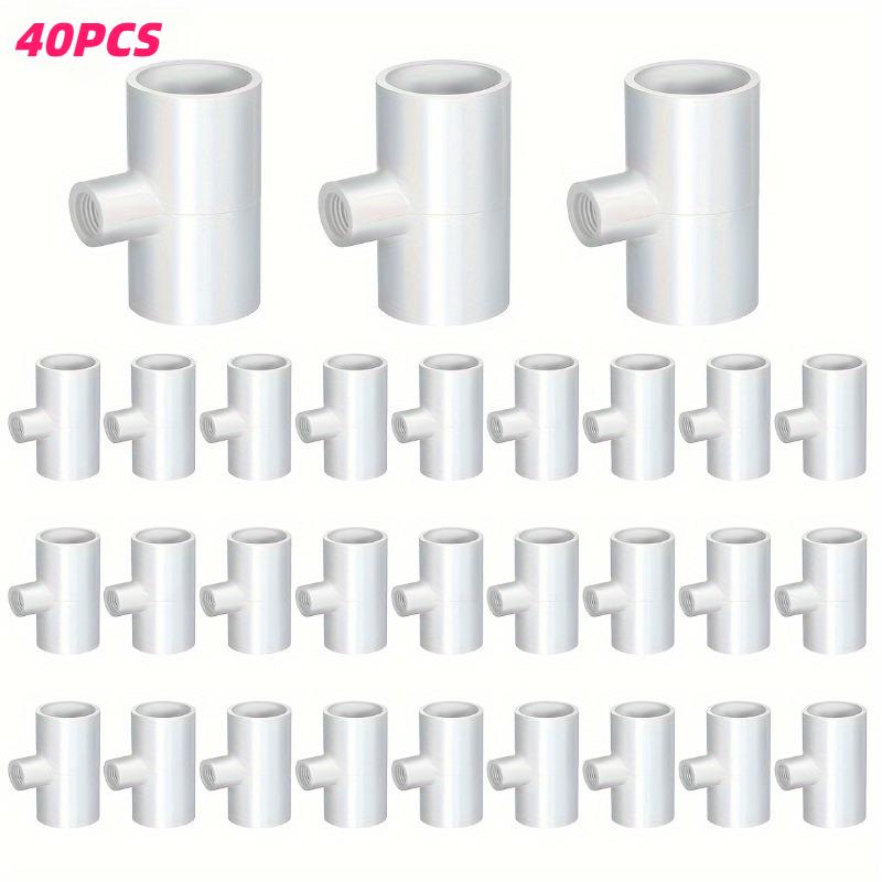 40pcs US Standard White PVC Chicken Drinking Water Tee Fittings Poultry Waterer Accessories for Chicken Duck Goose Water Bowls
40pcs US Standard White PVC Chicken Drinking Water Tee Fittings Poultry Waterer Accessories for Chicken Duck Goose Water Bowls
