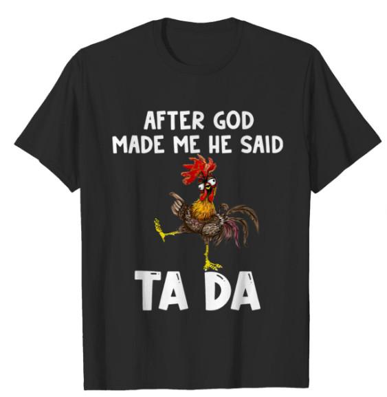 After God made Me He Said Ta Da Chicken Farmer Funny Gift T-Shirt Unisex T-Shirt XXXL
After God made Me He Said Ta Da Chicken Farmer Funny Gift T-Shirt Unisex T-Shirt XXXL