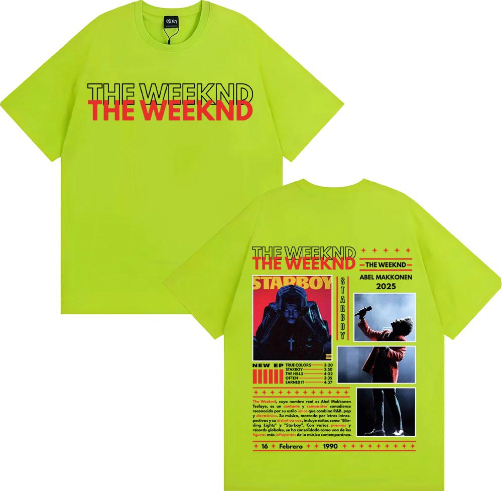 Rapper The Weeknd Abel Makkonen Album Tour 2025 Graphic Tshirts Unisexs Clothing Y2k Fashion Hip Hop Streetwear Oversized T Shirt 4XL
Rapper The Weeknd Abel Makkonen Album Tour 2025 Graphic Tshirts Unisexs Clothing Y2k Fashion Hip Hop Streetwear Oversized T Shirt 4XL