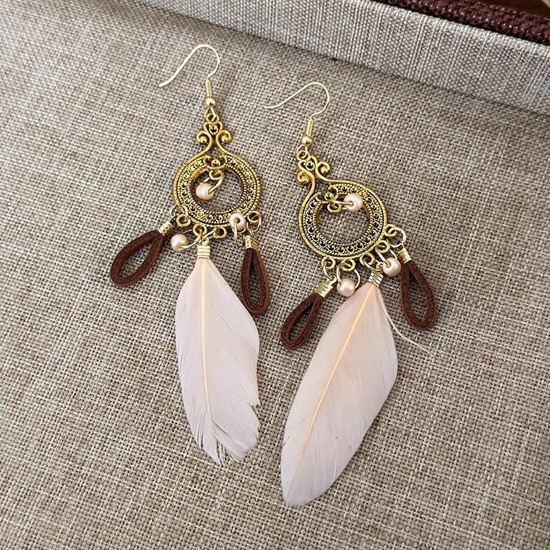 Серьги с бахромой из перьев для женщин в стиле морского отдыха. Летние винтажные серьги в экзотическом этническом стиле. абрикосовый
Серьги с бахромой из перьев для женщин в стиле морского отдыха. Летние винтажные серьги в экзотическом этническом стиле. абрикосовый