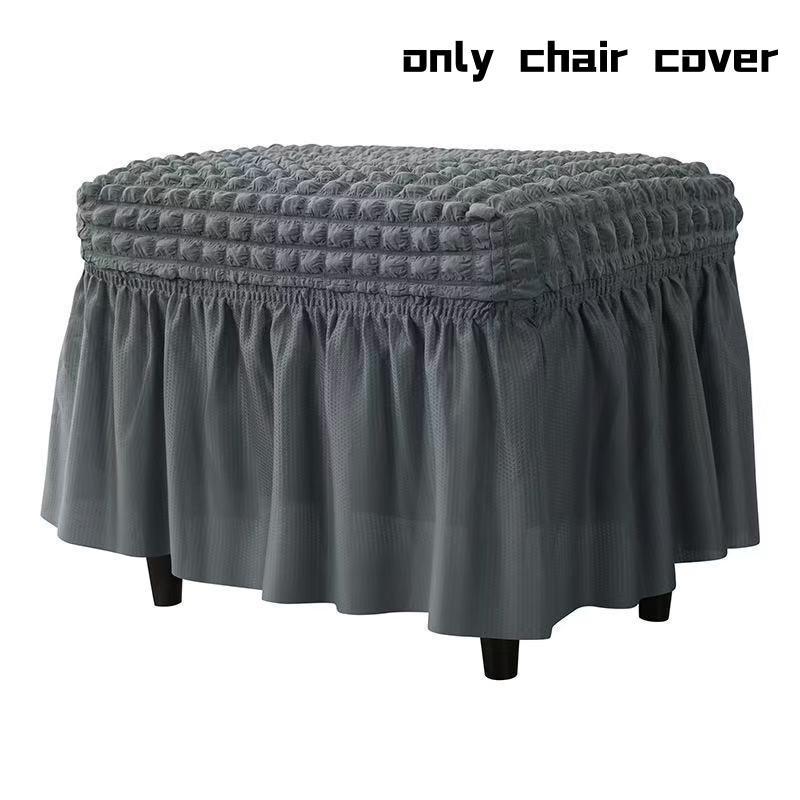 1PC Elastic Skirted Bench Slipcover with Bubble Pattern Elegant Full-Cover Bench Dust Cover Custom Fitted Bench Cover for Room темно-сірий
1PC Elastic Skirted Bench Slipcover with Bubble Pattern Elegant Full-Cover Bench Dust Cover Custom Fitted Bench Cover for Room темно-сірий