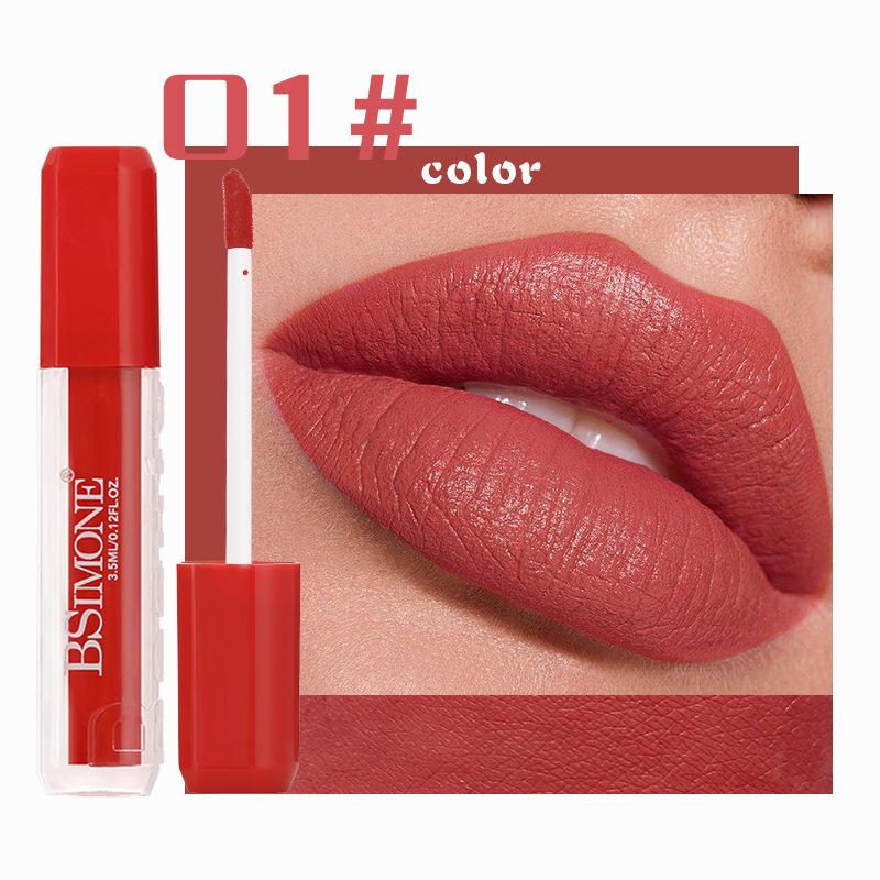 Bsimone Matte Lip Gloss Liquid Lipstick- Lip Stains With Long-Lasting Waterproof, Adult Age Range, Red Tones Easy To Color as the picture
Bsimone Matte Lip Gloss Liquid Lipstick- Lip Stains With Long-Lasting Waterproof, Adult Age Range, Red Tones Easy To Color as the picture