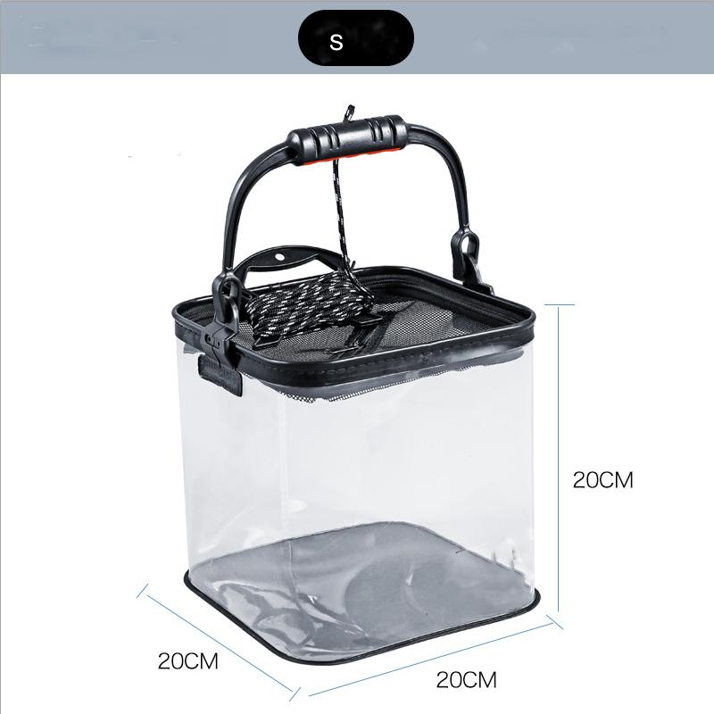 New Transparent Live Fish Bucket Foldable Fishing Bucket Portable Water Bucket Multifunctional Handheld Fish Container Lure Fishing Pail
New Transparent Live Fish Bucket Foldable Fishing Bucket Portable Water Bucket Multifunctional Handheld Fish Container Lure Fishing Pail