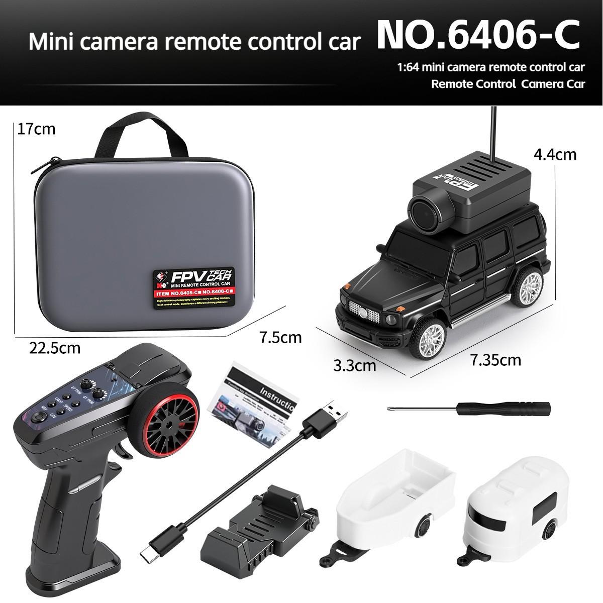 6401-C Remote Control Car 1:64 Mini Remote Control Car FPV Camera 2.4G Drift Car Children s Toy чорний
6401-C Remote Control Car 1:64 Mini Remote Control Car FPV Camera 2.4G Drift Car Children s Toy чорний