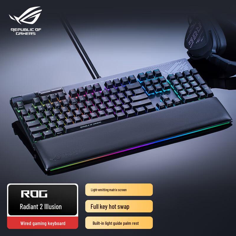 ASUS ROG Azoth II Wired Gaming Keyboard
ASUS ROG Azoth II Wired Gaming Keyboard