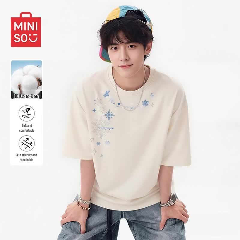 MINISO Men s Printed Cotton Casual T-Shirt 4XL
MINISO Men s Printed Cotton Casual T-Shirt 4XL