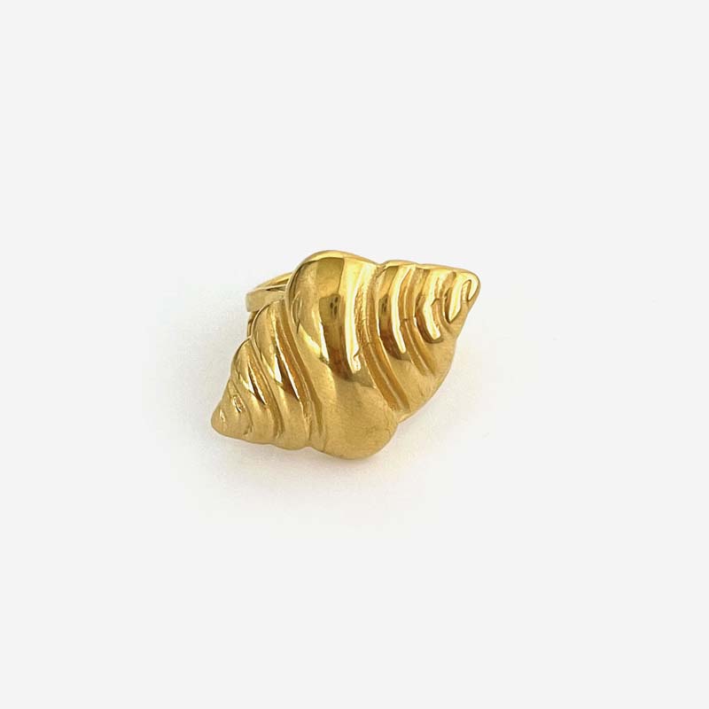 Stainless Steel Metal Conch Croissant Rings For Women Vintage Gold Color Hollow Chunky Open Rings Summer Beach Holiday Zircon
Stainless Steel Metal Conch Croissant Rings For Women Vintage Gold Color Hollow Chunky Open Rings Summer Beach Holiday Zircon