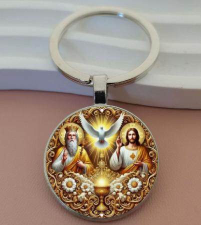 Golden and cross design One Size
Golden and cross design One Size