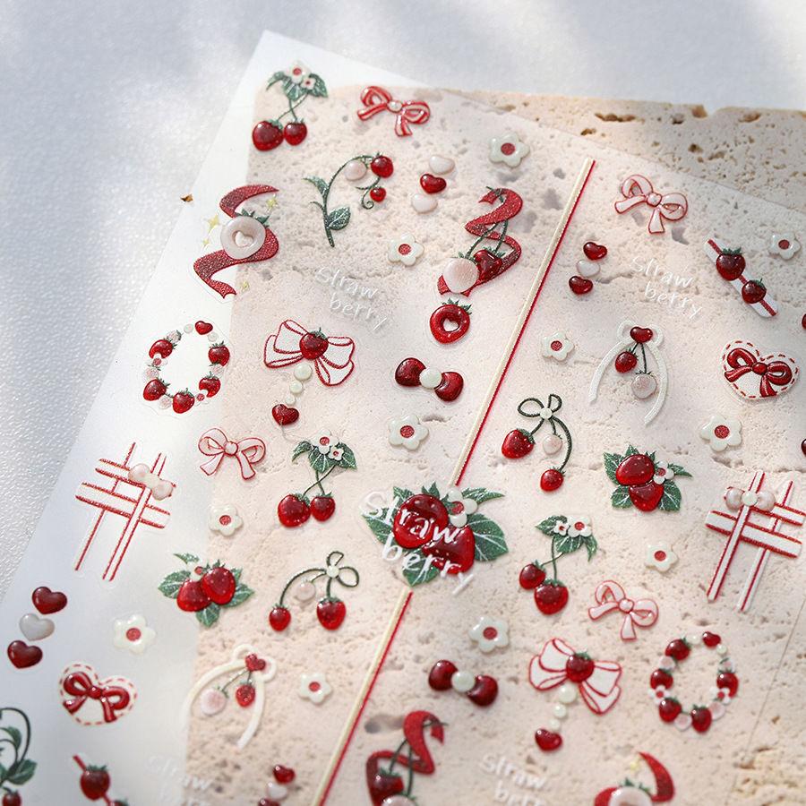 INS Cute Fruit Strawberry Cherry Jelly Stickers Sweet Bow Rabbit Design DIY Decorative Stickers
INS Cute Fruit Strawberry Cherry Jelly Stickers Sweet Bow Rabbit Design DIY Decorative Stickers