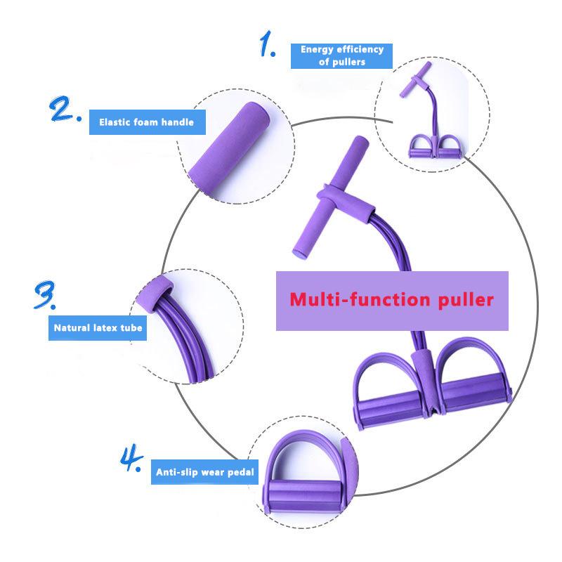 Stirrup Puller Elevation High Elastic Tpe Sit-Up Aids Fitness Yoga Four Tubes Stirrups Tension Rope червоний
Stirrup Puller Elevation High Elastic Tpe Sit-Up Aids Fitness Yoga Four Tubes Stirrups Tension Rope червоний