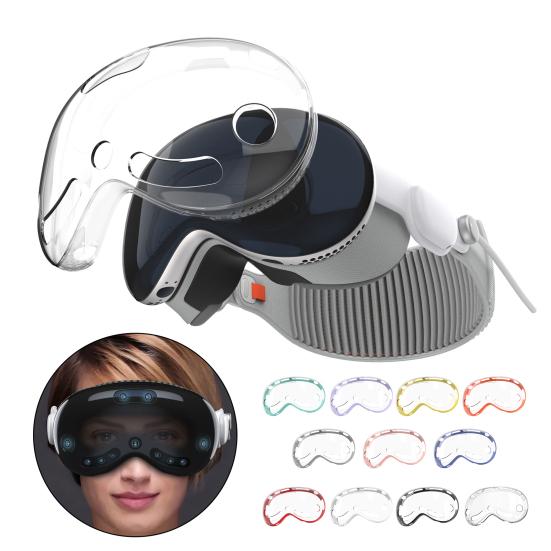 Защитный чехол для гарнитуры VR для Apple Vision Pro, устойчивый к царапинам, прозрачный TPU VR, защитный чехол, аксессуары для гарнитуры чистый
Защитный чехол для гарнитуры VR для Apple Vision Pro, устойчивый к царапинам, прозрачный TPU VR, защитный чехол, аксессуары для гарнитуры чистый