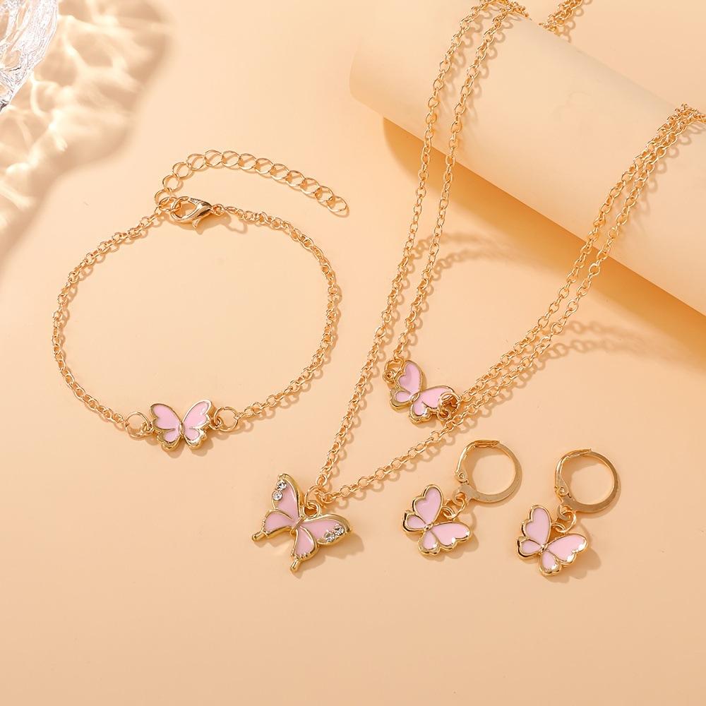 Romantic Black Butterfly Crystal Jewelry Set for Women Gold Color Necklace Earrings Bracelet Set Wedding Valentine s Day Gift
Romantic Black Butterfly Crystal Jewelry Set for Women Gold Color Necklace Earrings Bracelet Set Wedding Valentine s Day Gift