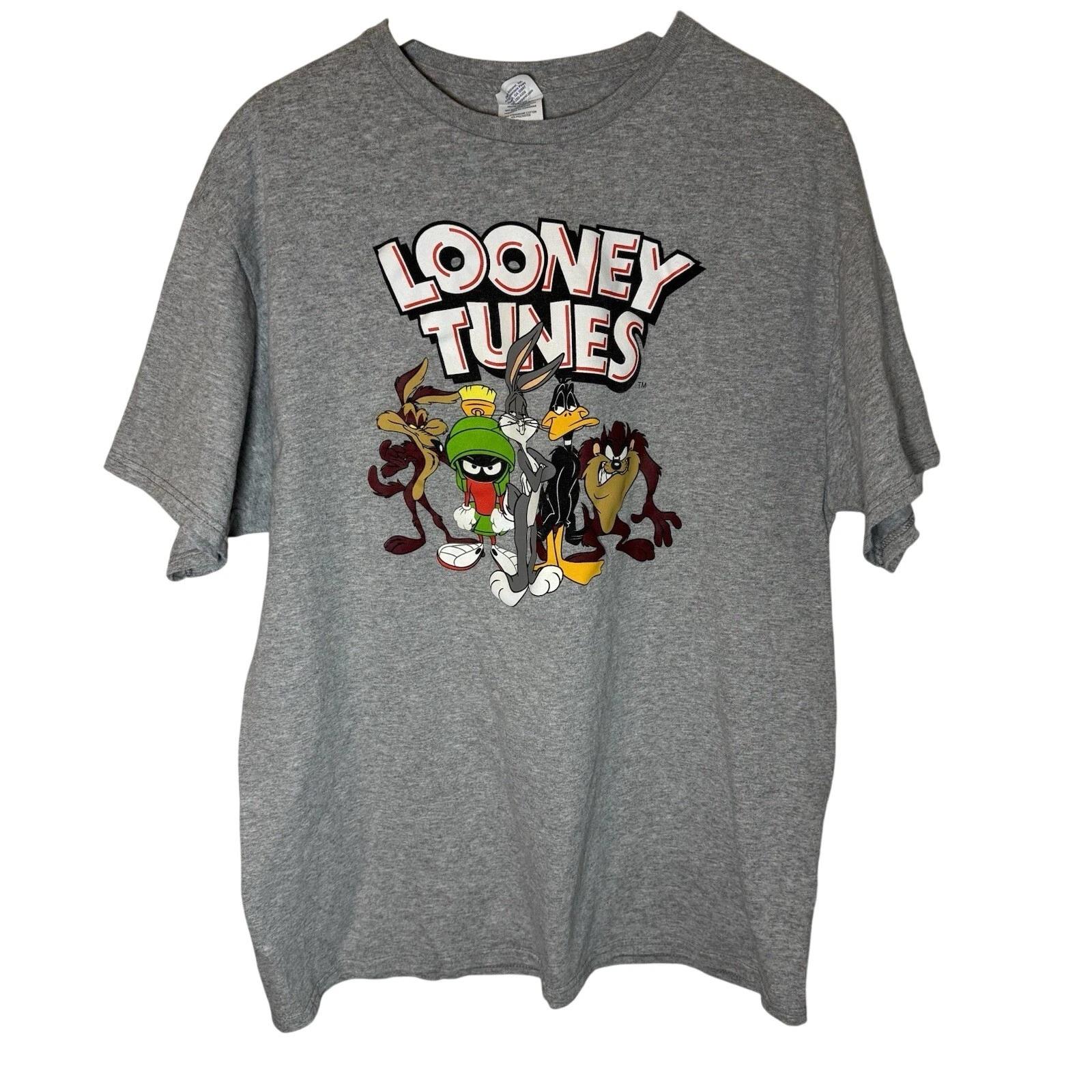 Looney Tunes Graphic T-Shirt Wile Marvin Bugs Daffy Taz Delta Pro XL M
Looney Tunes Graphic T-Shirt Wile Marvin Bugs Daffy Taz Delta Pro XL M