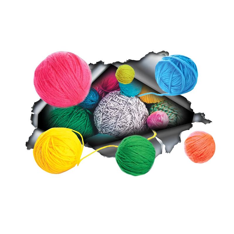 Colorful Wool Ball Car Decals, Weather-Resistant Vinyl Stickers for Windows, Bumper Crafts - PVC Material Vehicle Decals 15cm-Longest Side
Colorful Wool Ball Car Decals, Weather-Resistant Vinyl Stickers for Windows, Bumper Crafts - PVC Material Vehicle Decals 15cm-Longest Side