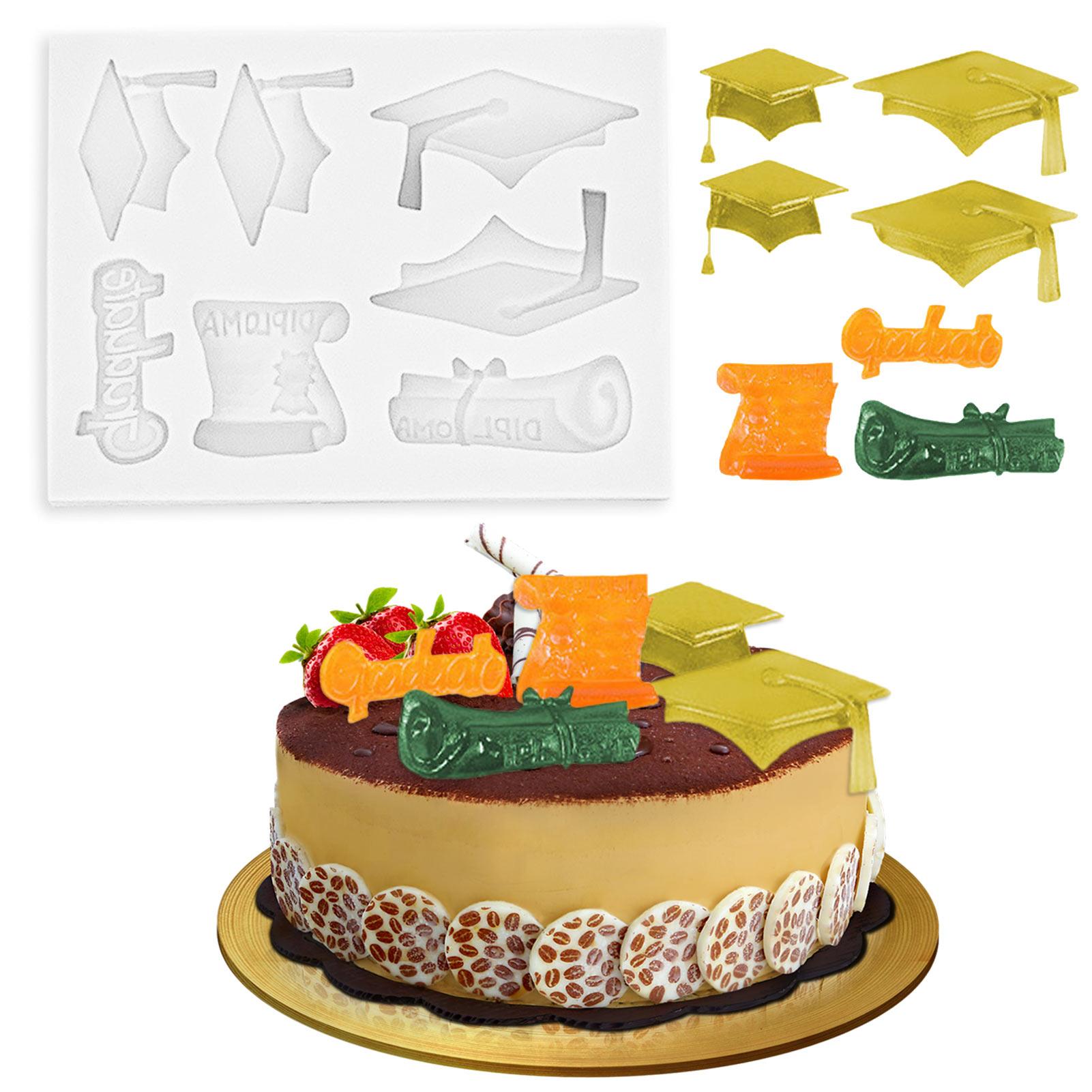 Shiny Hat Mold Silicone Molds DIY PhD Graduation Hat Resin Epoxy Kitchen 3D Chocolate Candy Mould
Shiny Hat Mold Silicone Molds DIY PhD Graduation Hat Resin Epoxy Kitchen 3D Chocolate Candy Mould