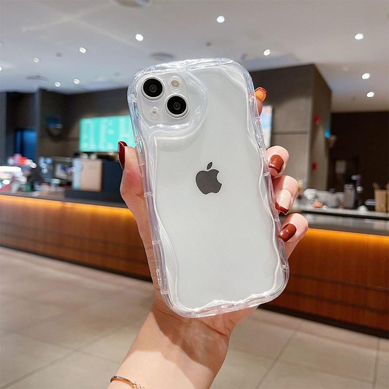 Transparent Solid Color Silicone Phone Case for IPhone16 Promax Fine Hole Cream Style for IPhone 17 Anti-fall 14 Soft For iPhone 16E
Transparent Solid Color Silicone Phone Case for IPhone16 Promax Fine Hole Cream Style for IPhone 17 Anti-fall 14 Soft For iPhone 16E
