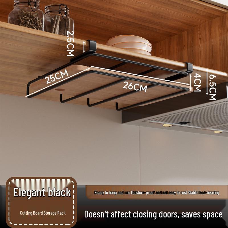 Cross-Border Hanging Cabinet Storage Rack - Cutting Board & Kitchen Organizer
Cross-Border Hanging Cabinet Storage Rack - Cutting Board & Kitchen Organizer