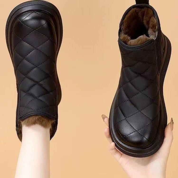 Waterproof non-slip warm short boots Snow boots Winter new piled thickened cotton shoes Cotton boots 35 чёрный
Waterproof non-slip warm short boots Snow boots Winter new piled thickened cotton shoes Cotton boots 35 чёрный