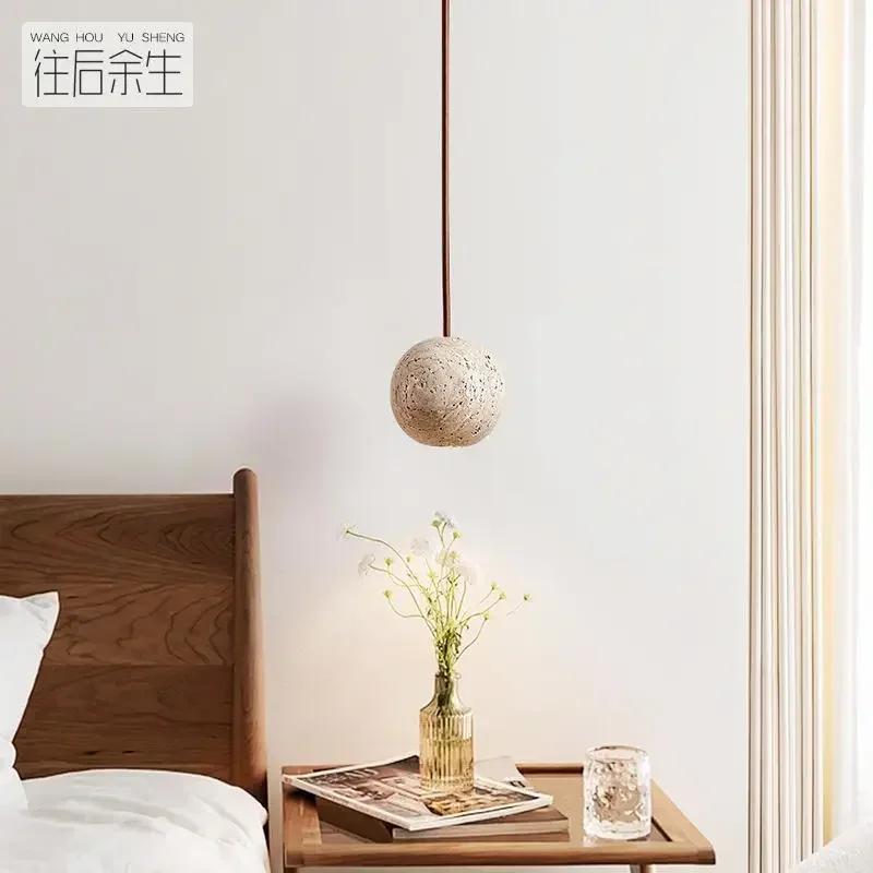Led Pendant Lamp Stone Yellow Travertine Chandelier Bedside Small Round Light Nordic Bedroom Creative Hanging Line Lighting Warm White
Led Pendant Lamp Stone Yellow Travertine Chandelier Bedside Small Round Light Nordic Bedroom Creative Hanging Line Lighting Warm White