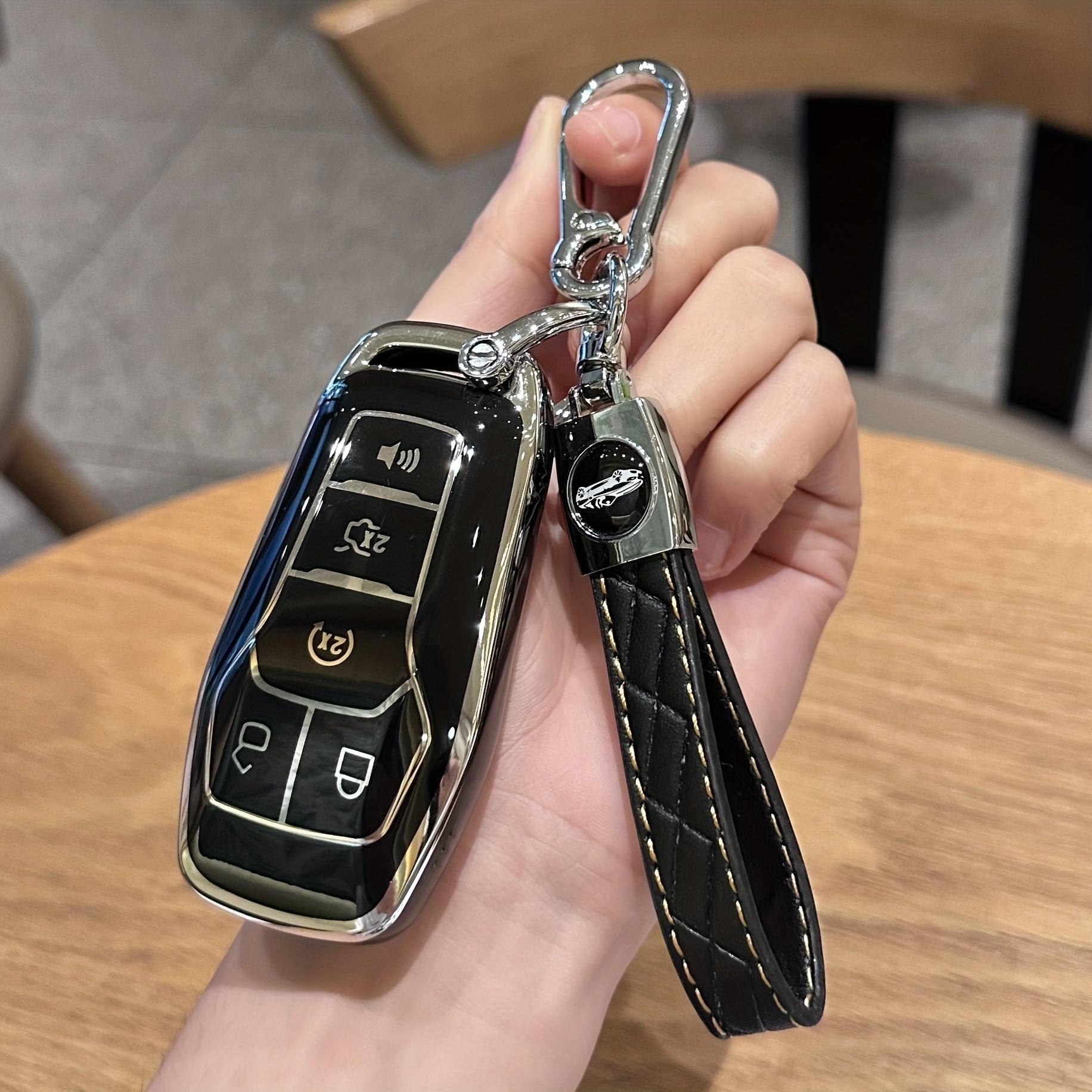 Чехол для брелока, чехол для автомобильного ключа с брелком для Ford Fusion F-150 Edge Explorer Mustang Lincoln MKZ MKC, 5 кнопок, смарт-ключ
Чехол для брелока, чехол для автомобильного ключа с брелком для Ford Fusion F-150 Edge Explorer Mustang Lincoln MKZ MKC, 5 кнопок, смарт-ключ