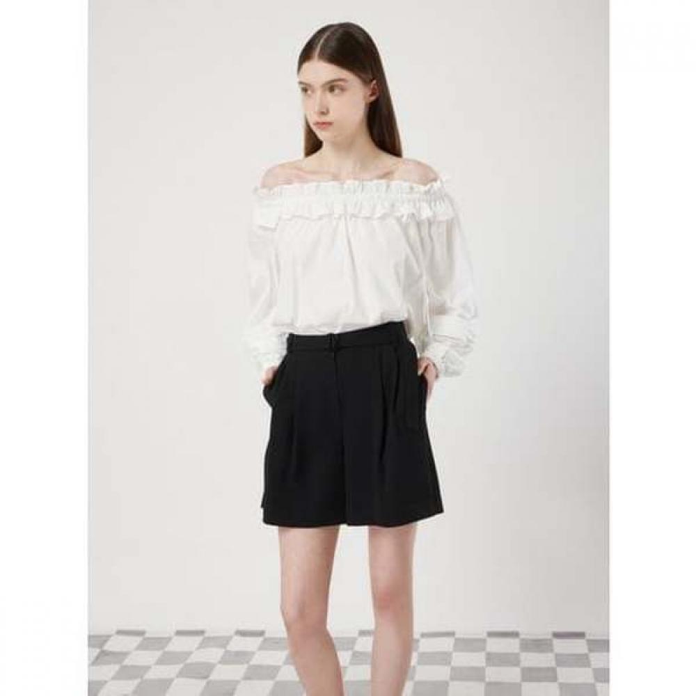 Cc Collect Banding Ruffle Neck Blouse C253msc01 white (WH)/55
Cc Collect Banding Ruffle Neck Blouse C253msc01 white (WH)/55