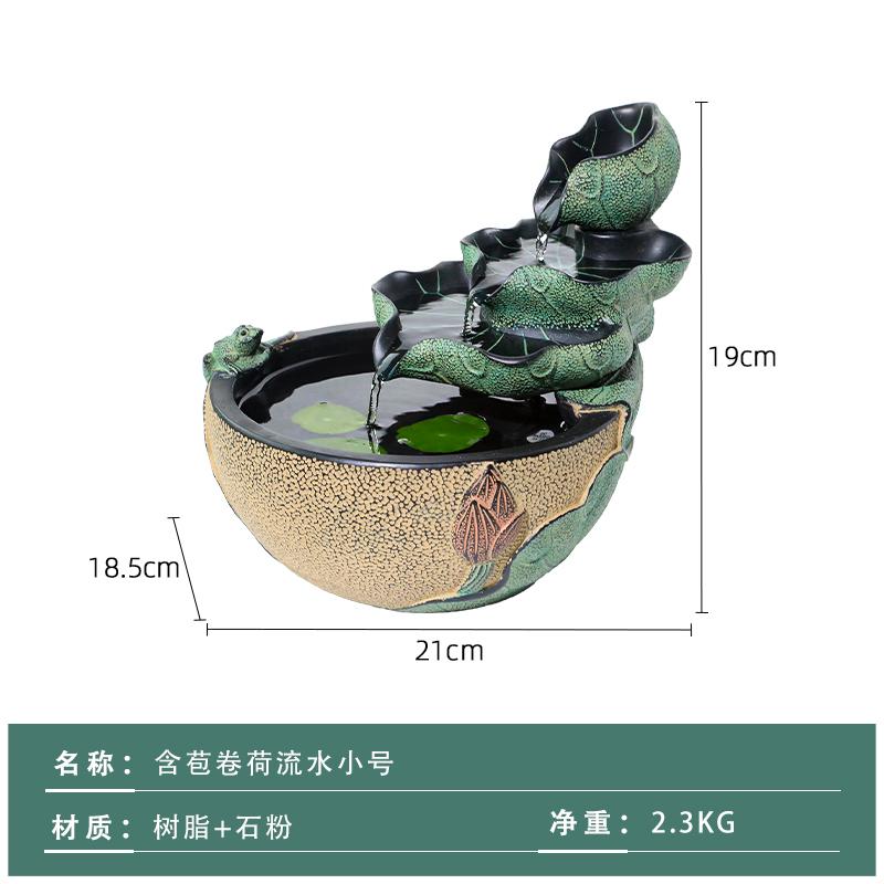 Новый настольный орнамент в китайском стиле с потоком воды, креативное украшение фонтана с циркулирующей водой в гостиной и офисе
Новый настольный орнамент в китайском стиле с потоком воды, креативное украшение фонтана с циркулирующей водой в гостиной и офисе