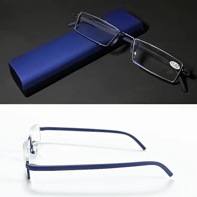 Удобные легкие полурамные очки для чтения TR90, смоляные складные очки для дальнозоркости или женская мода с футляром для очков 1.5
Удобные легкие полурамные очки для чтения TR90, смоляные складные очки для дальнозоркости или женская мода с футляром для очков 1.5
