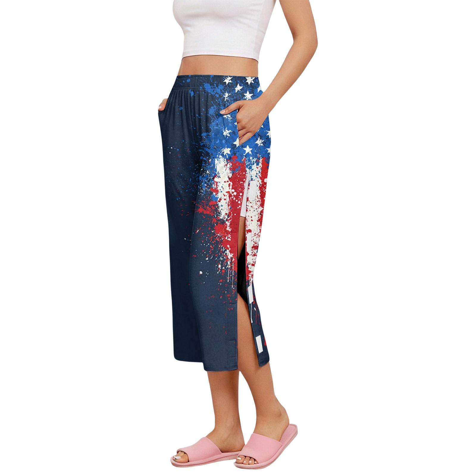 Women’s Wide Leg Split Pants with Elastic Waistband and Graphic Print Comfortable Loose Fit Trousers for Casual Wear L синий
Women’s Wide Leg Split Pants with Elastic Waistband and Graphic Print Comfortable Loose Fit Trousers for Casual Wear L синий