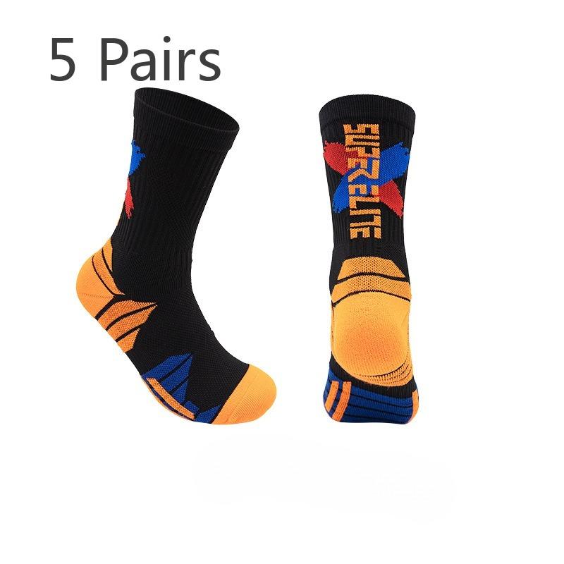 5 Pairs of Basketball Socks Boys Mid-calf Socks Big Boys Teenagers Junior High School Students Students Summer Sports Special Long Socks Boys 5 pairs чорний
5 Pairs of Basketball Socks Boys Mid-calf Socks Big Boys Teenagers Junior High School Students Students Summer Sports Special Long Socks Boys 5 pairs чорний