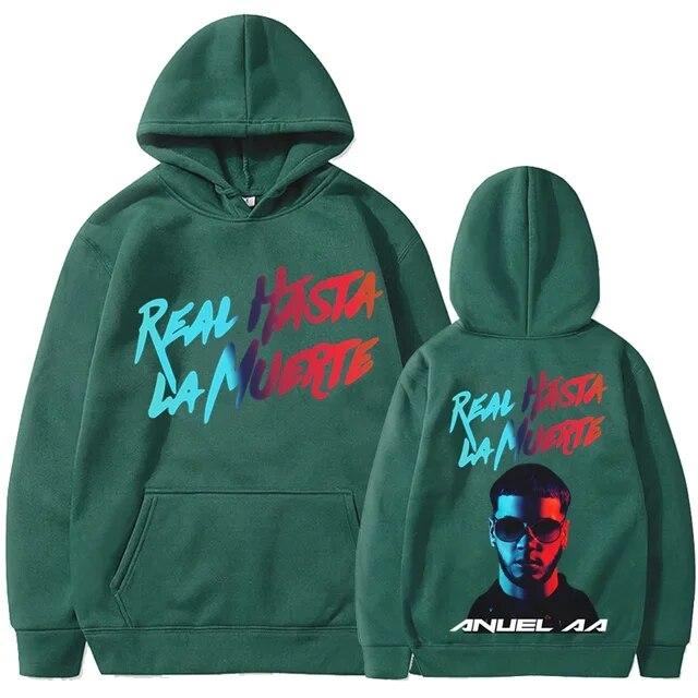 NEW Anuel AA Printed Hoodie Coat Hasta La Muerte Casual Sportswear Clothing Unisex and Women Winter Fleece Cartoon Hoodie Unisex
NEW Anuel AA Printed Hoodie Coat Hasta La Muerte Casual Sportswear Clothing Unisex and Women Winter Fleece Cartoon Hoodie Unisex
