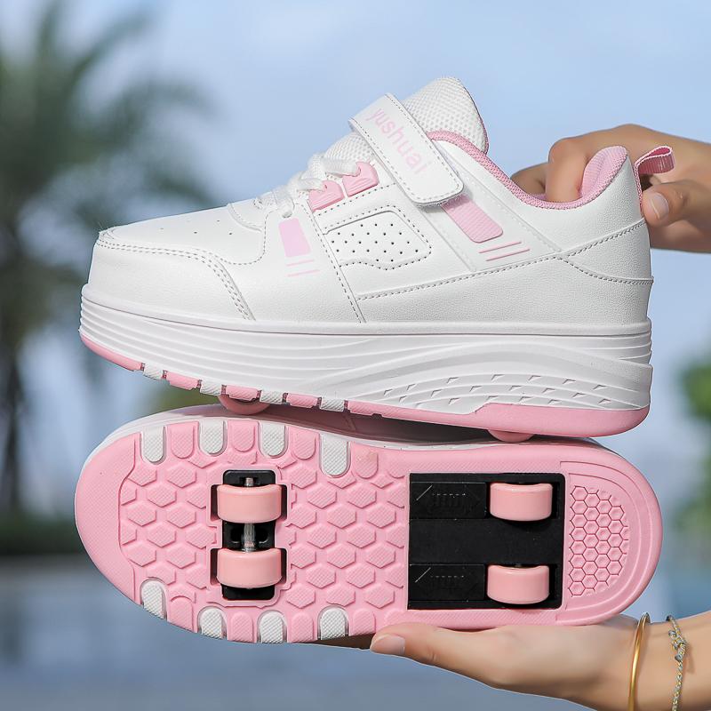 TUINANLE Roller Skating Shoes Kids Outdoor Sports Shoes Child Sneakers Boys Girls 4 Wheels Boots Children Toy Gift Game Skate Shoes 38
TUINANLE Roller Skating Shoes Kids Outdoor Sports Shoes Child Sneakers Boys Girls 4 Wheels Boots Children Toy Gift Game Skate Shoes 38