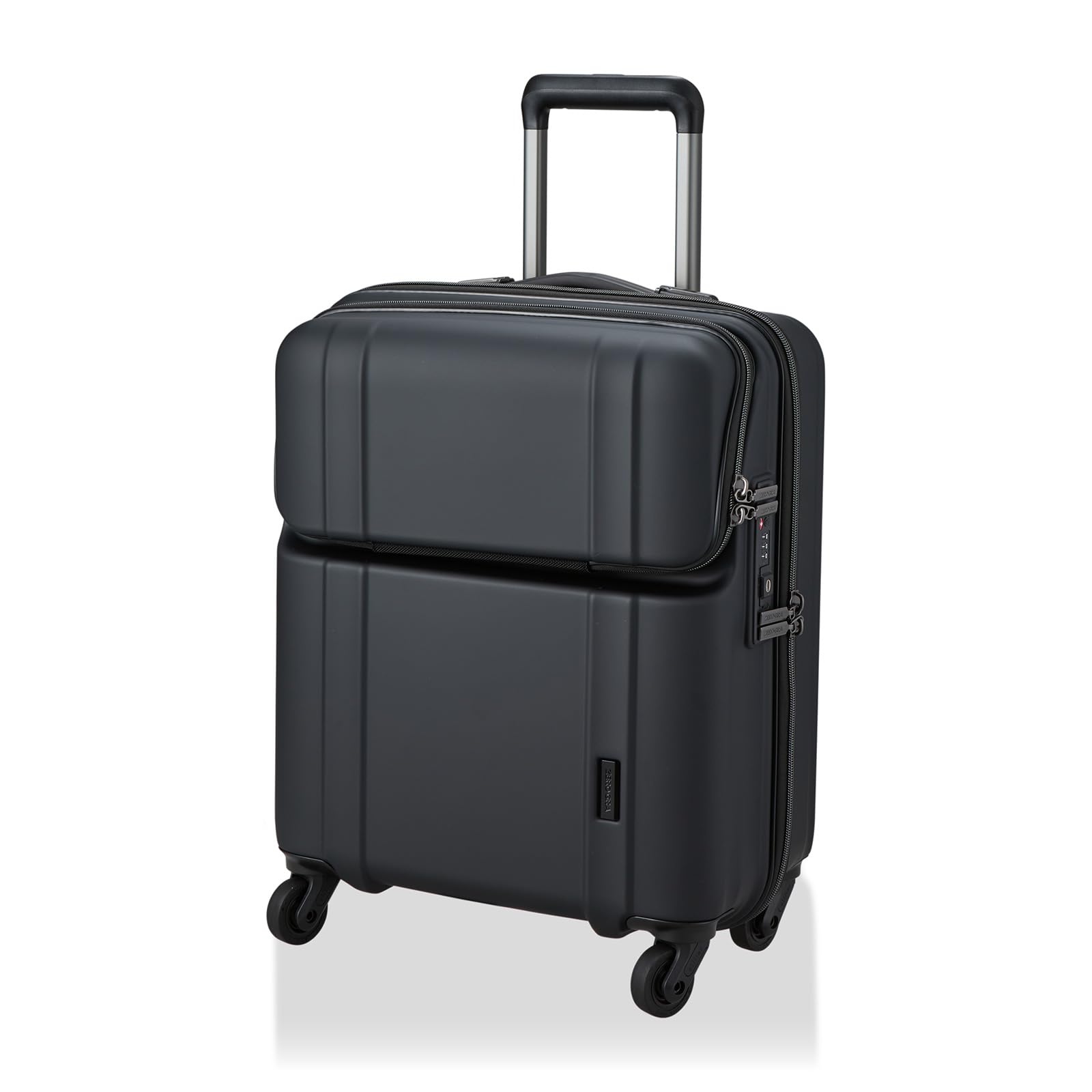 Ultra-lightweight Zipper Suitcase with Upper Paka, ZER2300-46, Matte Black
Ultra-lightweight Zipper Suitcase with Upper Paka, ZER2300-46, Matte Black