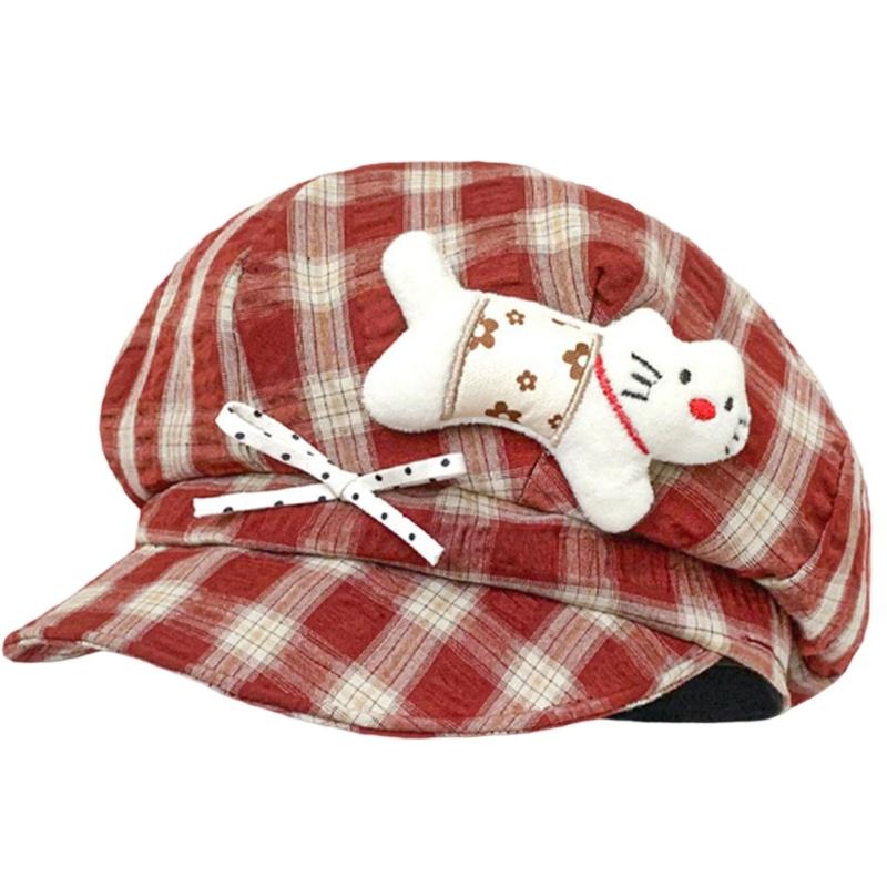 Fashion Octagonal Checkered Cotton Painter Hat With Ribbon Bowknot Design Lovely Headpiece For Women Daily Styling красный
Fashion Octagonal Checkered Cotton Painter Hat With Ribbon Bowknot Design Lovely Headpiece For Women Daily Styling красный