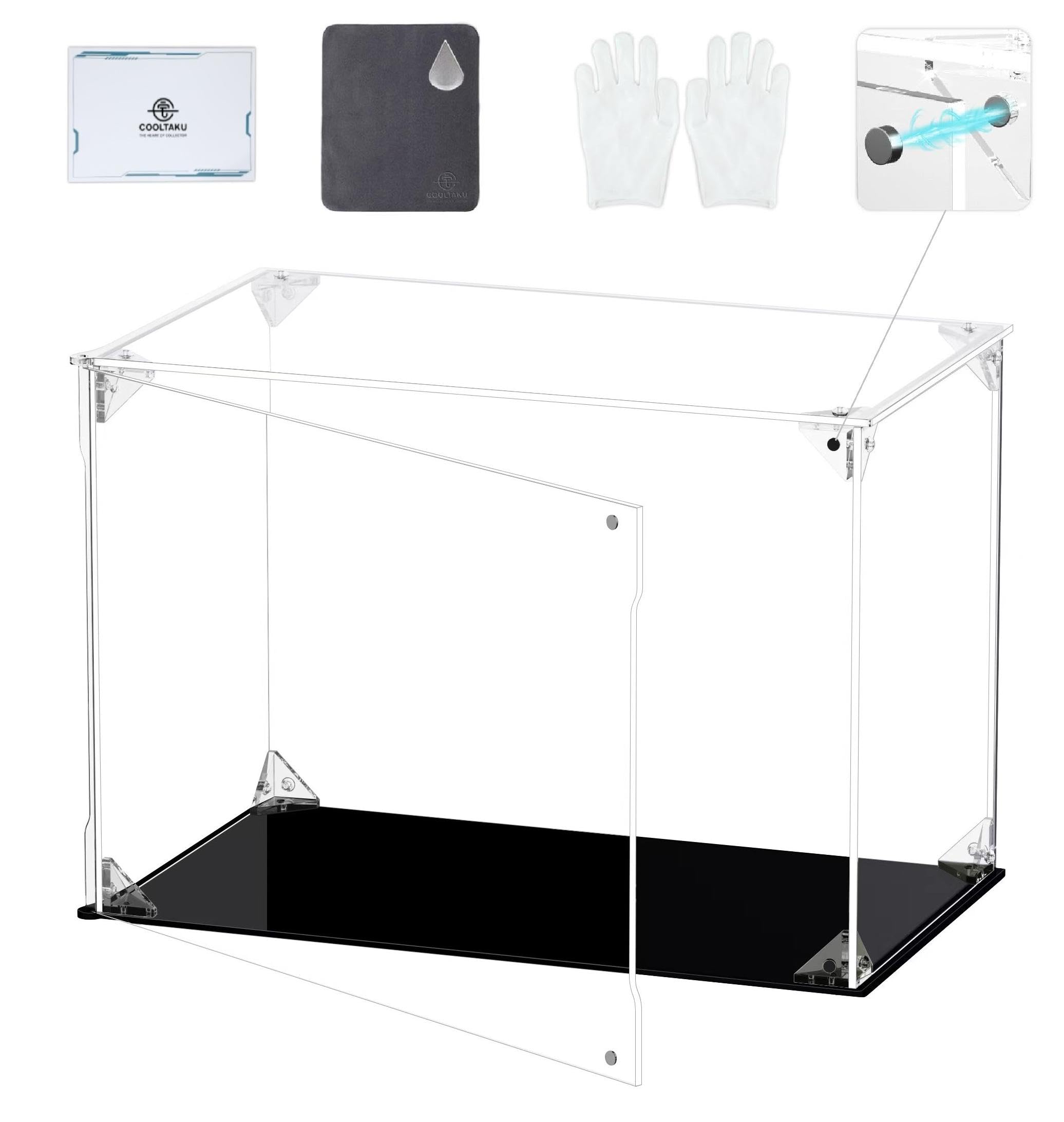 COOLTAKU Figure UV Magnetic Magnetic Front Collection More Assembled Acrylic Display Stain Cleaning Cloth Figure Storage 35 x Depth 25 x Height Black
COOLTAKU Figure UV Magnetic Magnetic Front Collection More Assembled Acrylic Display Stain Cleaning Cloth Figure Storage 35 x Depth 25 x Height Black