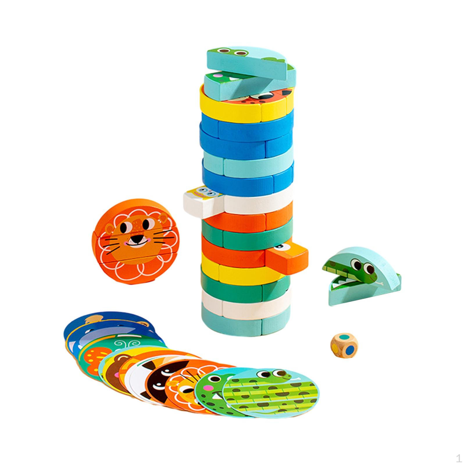 Wooden Blocks Stacking Game Tumble Towers Cute Montessori Toys Board Games for Festival
Wooden Blocks Stacking Game Tumble Towers Cute Montessori Toys Board Games for Festival