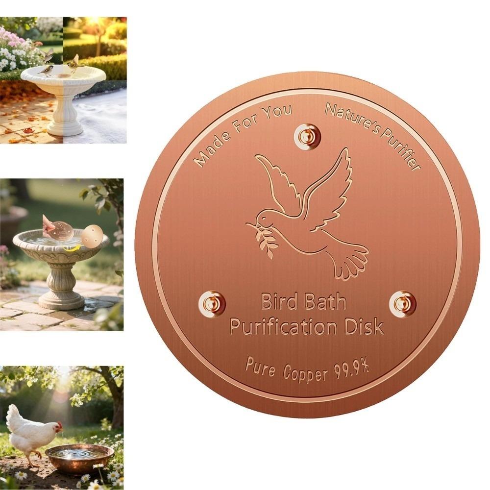 0.6mm Reinforced Bird Bath Copper Disk 99.99% Pure Copper Bird Bath Purifier Plate Patio Fountain A
0.6mm Reinforced Bird Bath Copper Disk 99.99% Pure Copper Bird Bath Purifier Plate Patio Fountain A