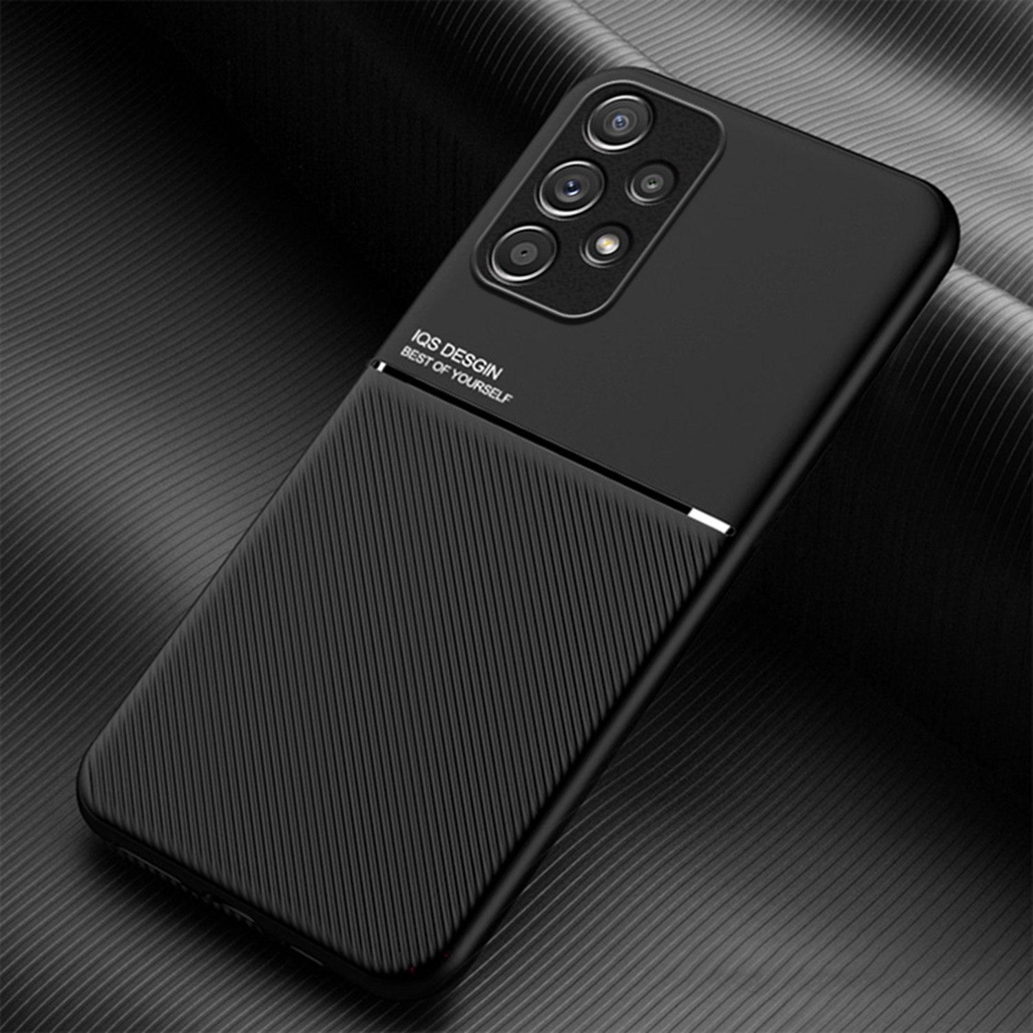 For Samsung Galaxy A73 5G Wear-resistant Precise Cutout PU Leather+TPU Imprinted Cell Phone Case with Built-in Magnetic Metal Sheet Black
For Samsung Galaxy A73 5G Wear-resistant Precise Cutout PU Leather+TPU Imprinted Cell Phone Case with Built-in Magnetic Metal Sheet Black