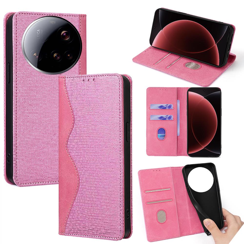 Для Xiaomi 15 Ultra Чохол Хвиляста форма Блокування RFID Гаманець-підставка зі штучної шкіри Чохол для телефону Pink
Для Xiaomi 15 Ultra Чохол Хвиляста форма Блокування RFID Гаманець-підставка зі штучної шкіри Чохол для телефону Pink