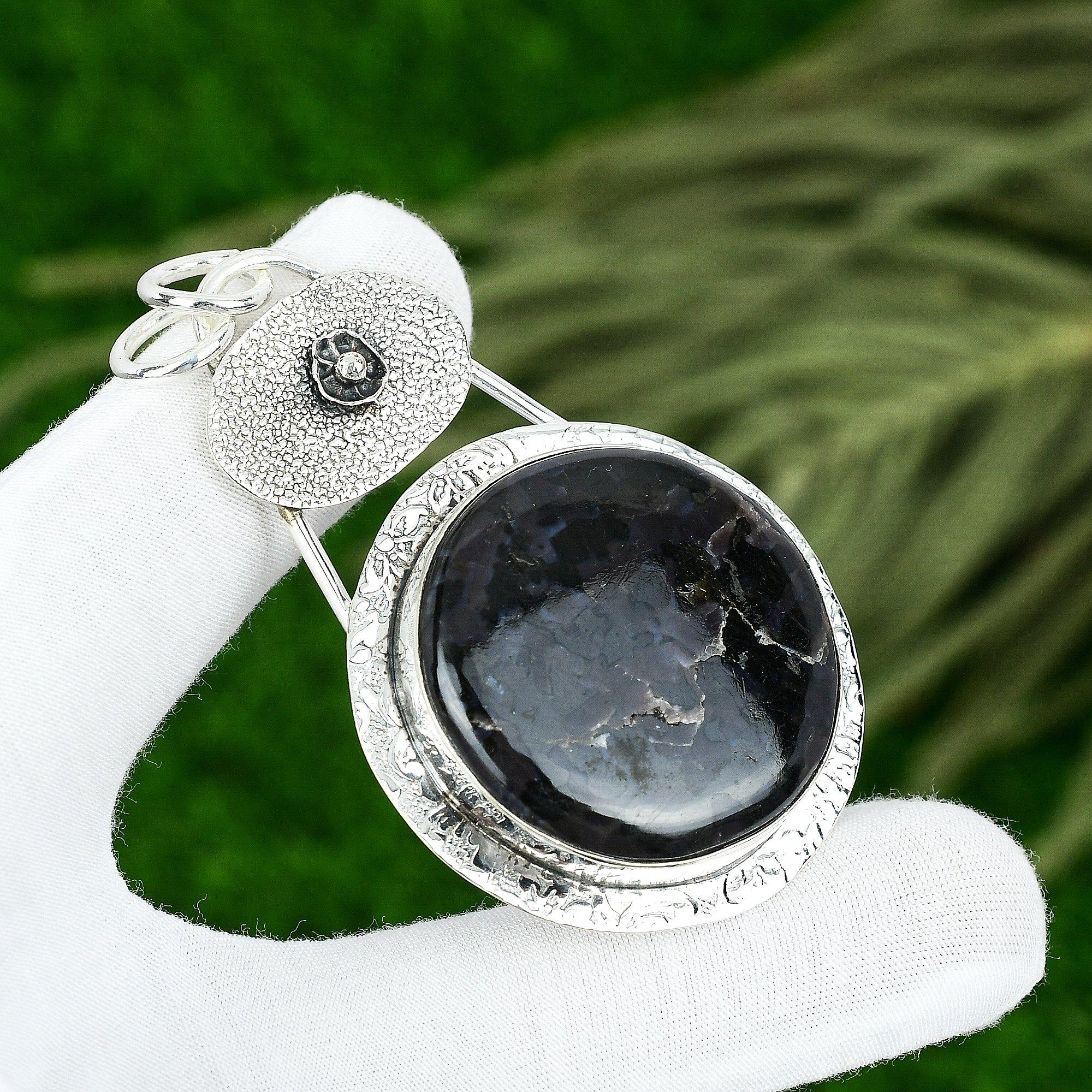 Birthday Gift For Her Natural Mystic Merlinite Gemstone Pendant 925 Silver
Birthday Gift For Her Natural Mystic Merlinite Gemstone Pendant 925 Silver