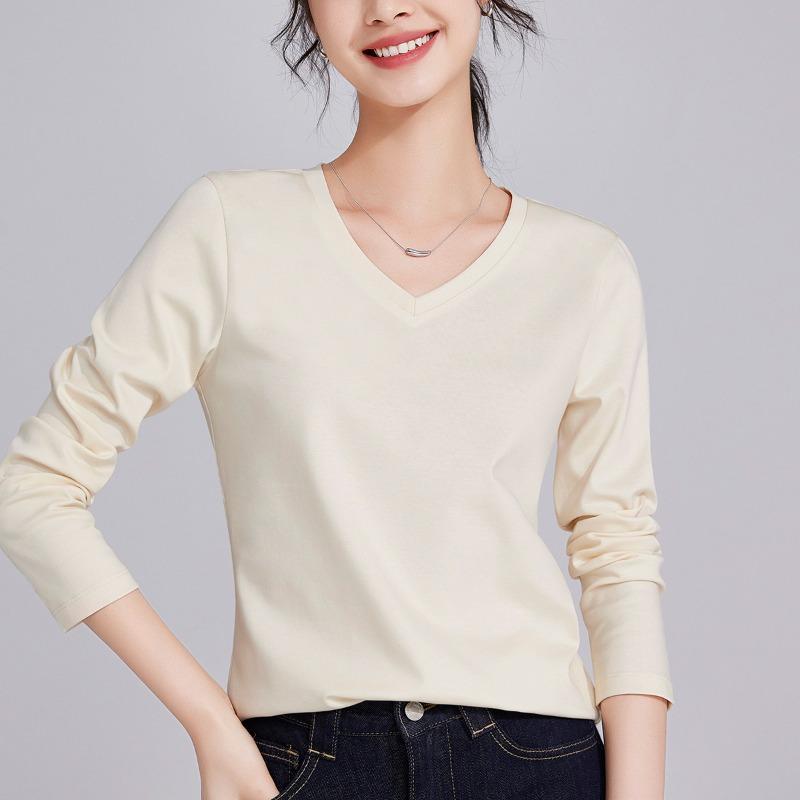 Spring and summer women s clothing basic women s loose support double-sided mercerized cotton long-sleeved women s top S абрикосовый
Spring and summer women s clothing basic women s loose support double-sided mercerized cotton long-sleeved women s top S абрикосовый