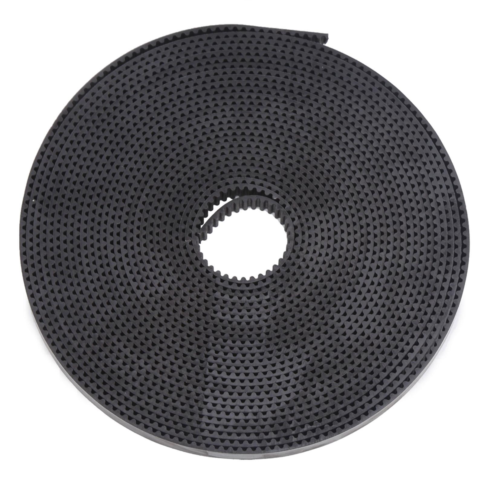 2ГТ6 мм полиуретановый ремень ГРМ со стальным сердечником синхронные ремни промышленные поставки черный 5 м 16,4 фута