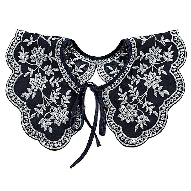 Женская шаль с воротником, вышитым лепестками, съемный воротник для рубашки, лацкан, фальшивый воротник, дышащие аксессуары для рубашки, блузки, толстовки чёрный
Женская шаль с воротником, вышитым лепестками, съемный воротник для рубашки, лацкан, фальшивый воротник, дышащие аксессуары для рубашки, блузки, толстовки чёрный