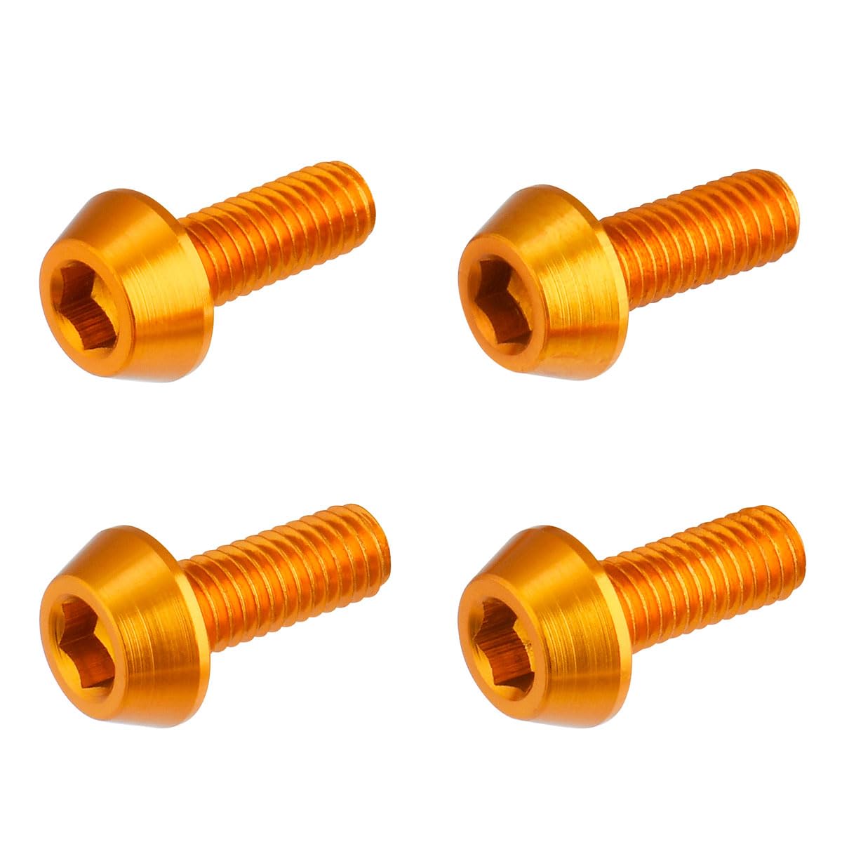 DRC Taper Bolt Aluminum Gold M6x16mm 4pcs Dirt Freak DIRTFREAKF7733 (Old Product Number: D58-52-316)
DRC Taper Bolt Aluminum Gold M6x16mm 4pcs Dirt Freak DIRTFREAKF7733 (Old Product Number: D58-52-316)