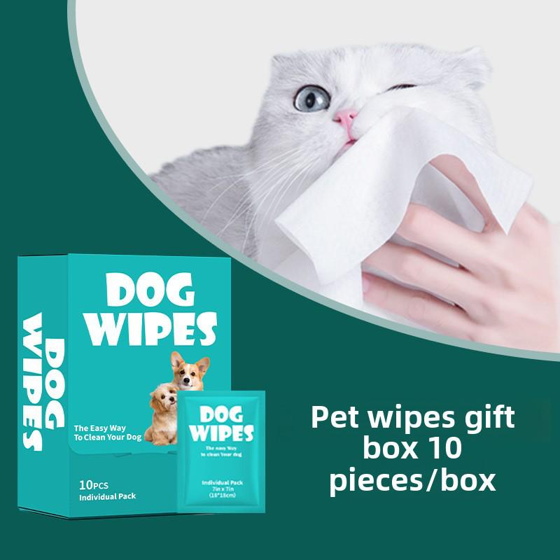 Pet Wet Wipes for Dogs & Cats - Disposable, No-Rinse Cleaning Towels 10 pieces, 2 boxes
Pet Wet Wipes for Dogs & Cats - Disposable, No-Rinse Cleaning Towels 10 pieces, 2 boxes