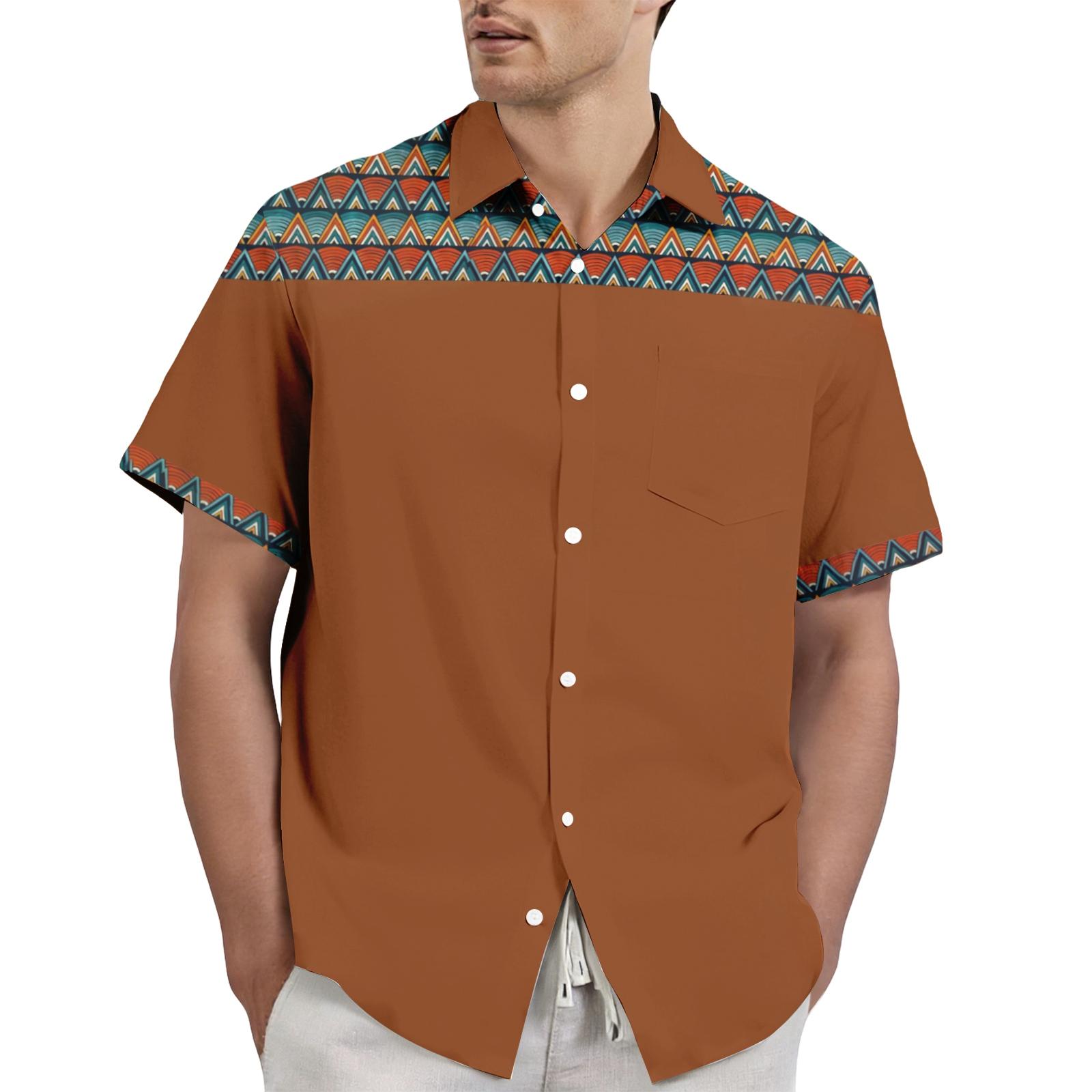 Men s casual stylish retro texture printed shirt - Men s lapel short-sleeved button-up shirt XL кавун червоний колір
Men s casual stylish retro texture printed shirt - Men s lapel short-sleeved button-up shirt XL кавун червоний колір