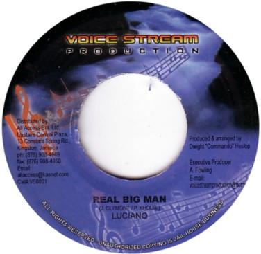 7inch Record LUCIANO - Real Big Man VS0001 Voice Stream Pr 2003 Jamaica Reggae, Ska & Dub Used
7inch Record LUCIANO - Real Big Man VS0001 Voice Stream Pr 2003 Jamaica Reggae, Ska & Dub Used