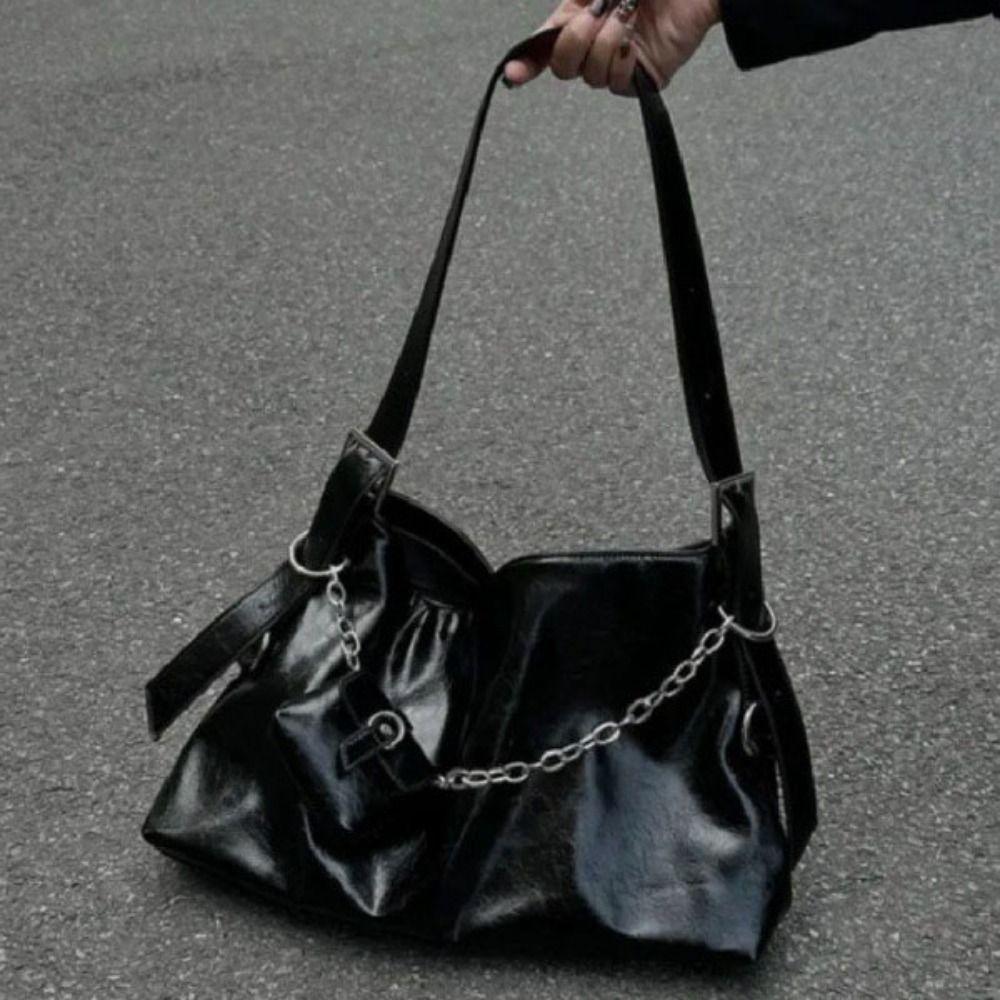 with Coin Purse Waterproof Tote Bag Korean Style Underarm Bag Retro Soft PU Shoulder Bag Girls чёрный
with Coin Purse Waterproof Tote Bag Korean Style Underarm Bag Retro Soft PU Shoulder Bag Girls чёрный