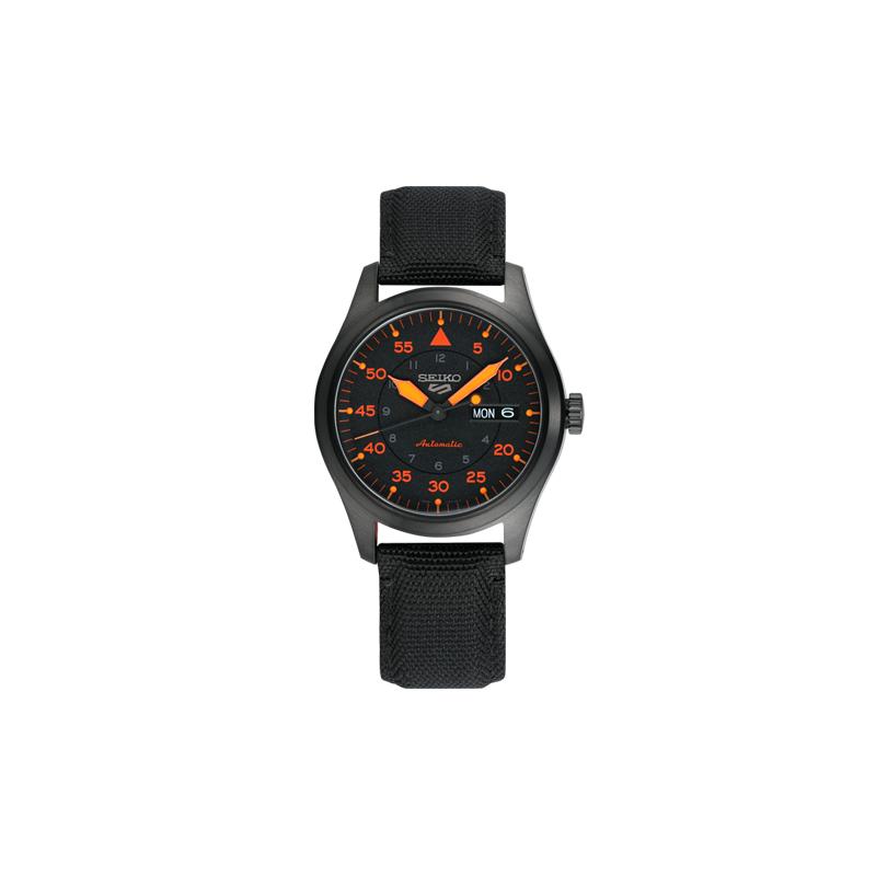 SEIKO seiko5 military style retro street trend mechanical movement nylon strap men s watch black dial SRPH33K1 чорний
SEIKO seiko5 military style retro street trend mechanical movement nylon strap men s watch black dial SRPH33K1 чорний