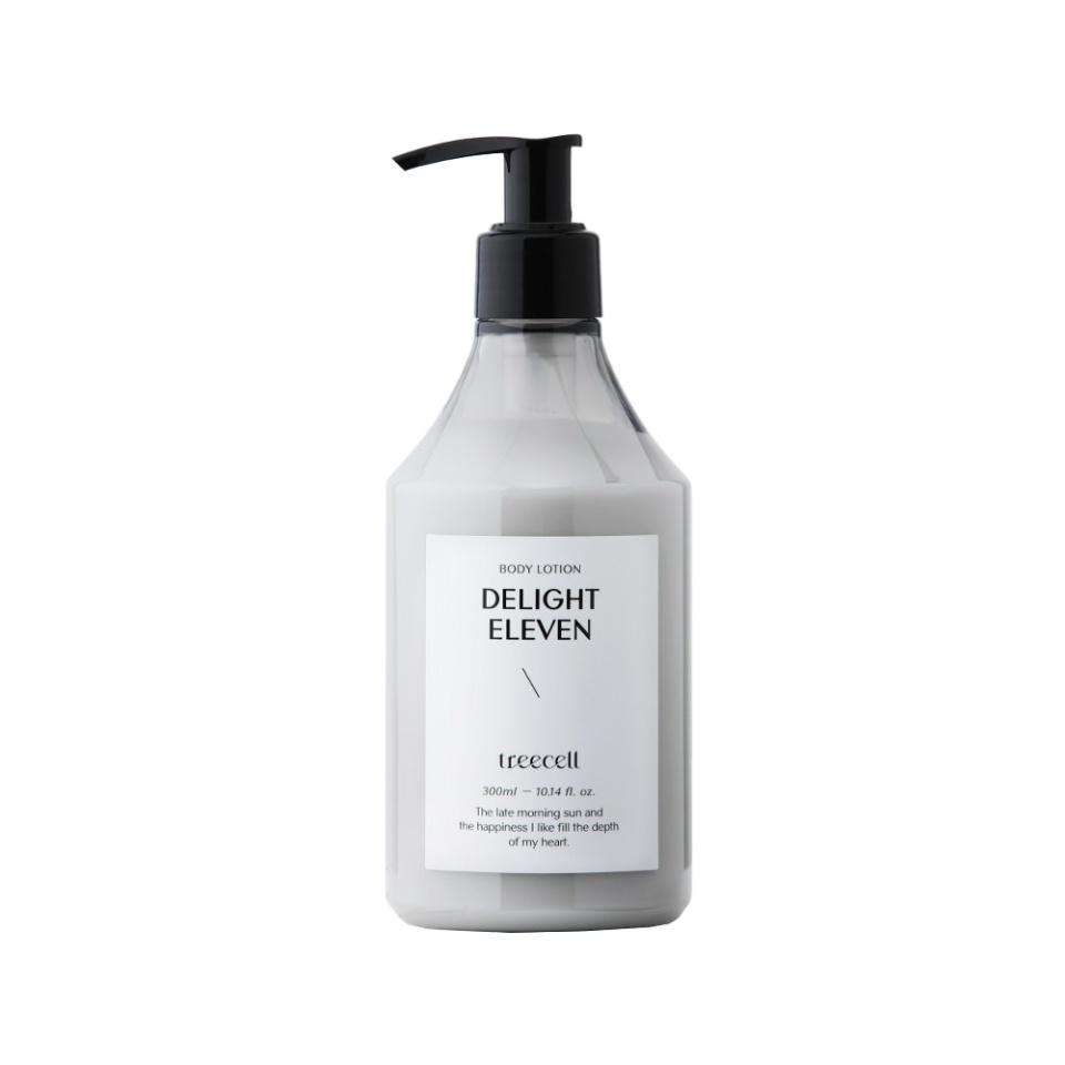 Парфюмированный лосьон для тела TREECELL Delight Eleven Body Lotion увлажняющий, питательный, Полуденная нега 300 мл
Парфюмированный лосьон для тела TREECELL Delight Eleven Body Lotion увлажняющий, питательный, Полуденная нега 300 мл